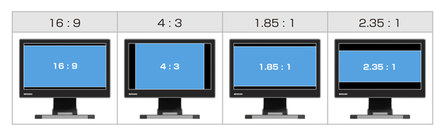 Display aspect ratio setting function