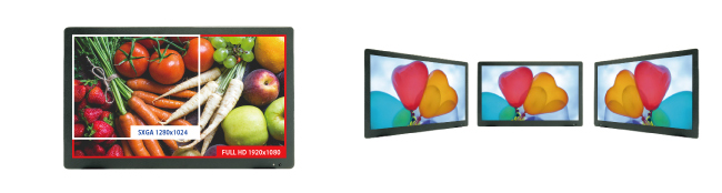 High resolution, wide viewing angle, high contrast ultra high definition LCD panel