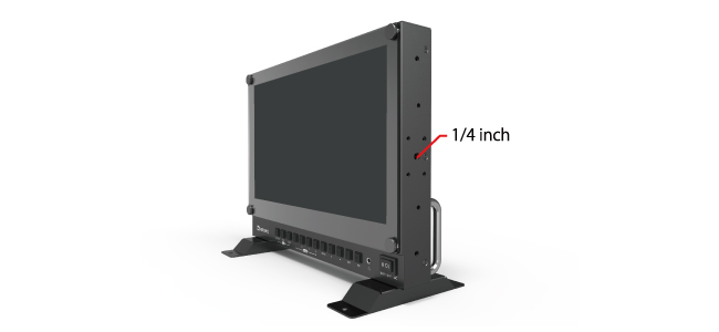 1/4 ″ mounting holes