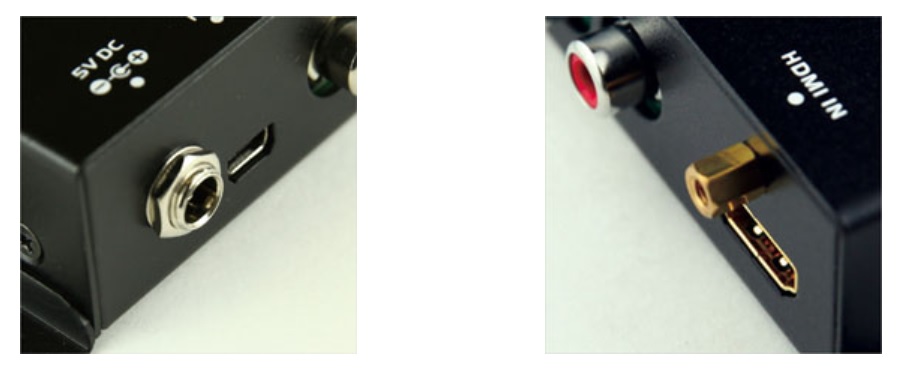 抜け防止ネジ式DCコネクタ採用し、HDMI端子はネジ留め機構に対応